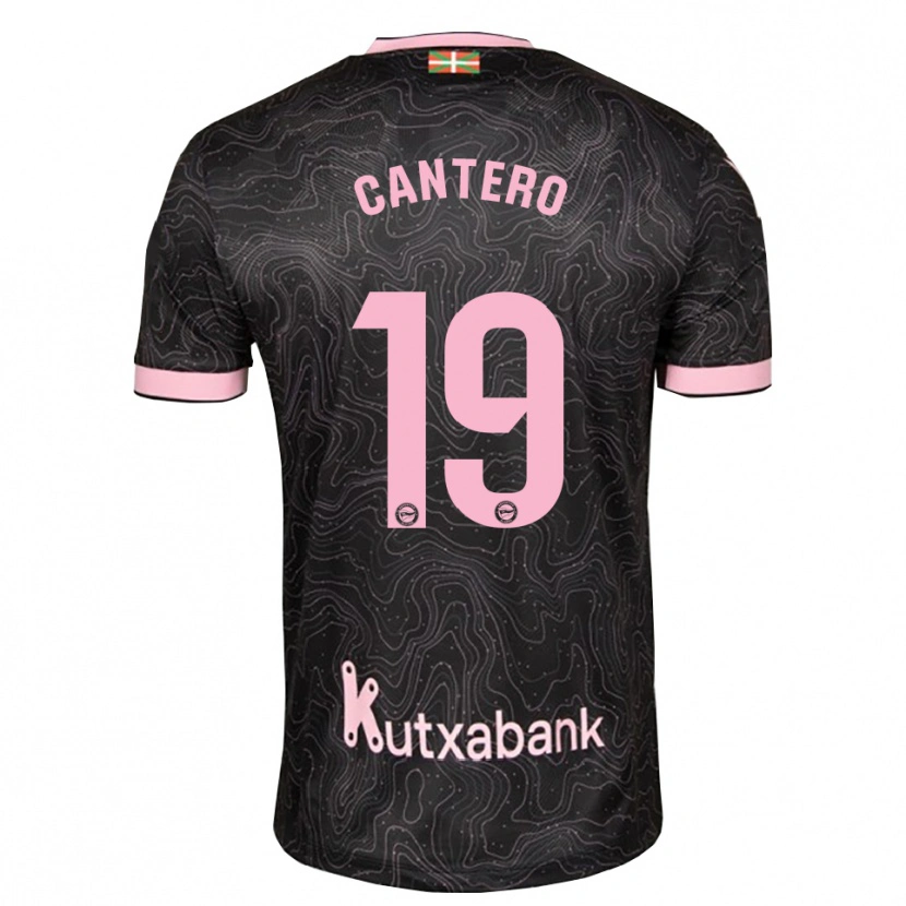Danxen Damen Adrian Cantero #19 Schwarz Pink Auswärtstrikot Trikot 2026/27 T-Shirt