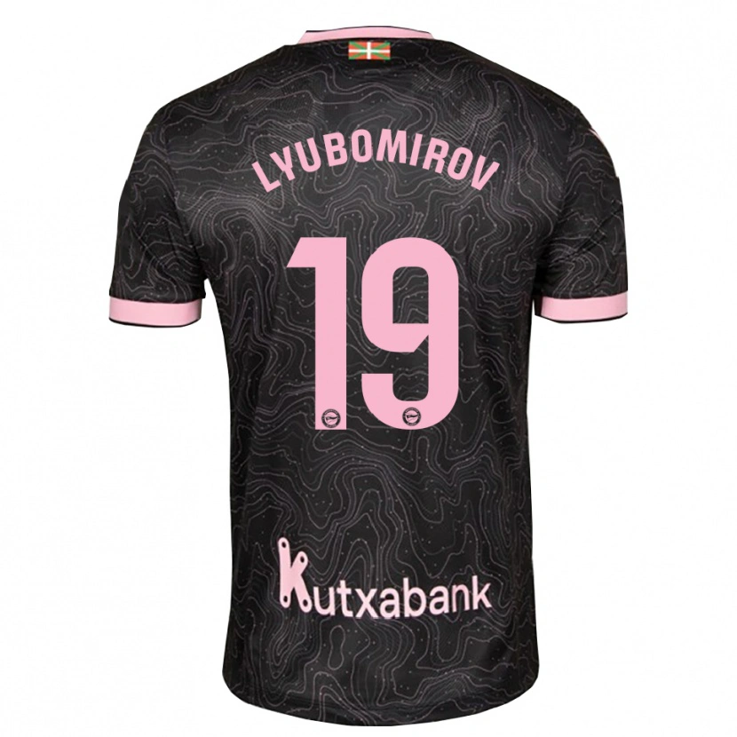Danxen Damen Daniel Lyubomirov #19 Schwarz Pink Auswärtstrikot Trikot 2026/27 T-Shirt