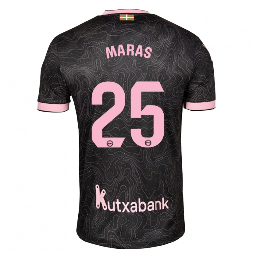 Danxen Damen Nikola Maras #25 Schwarz Pink Auswärtstrikot Trikot 2026/27 T-Shirt