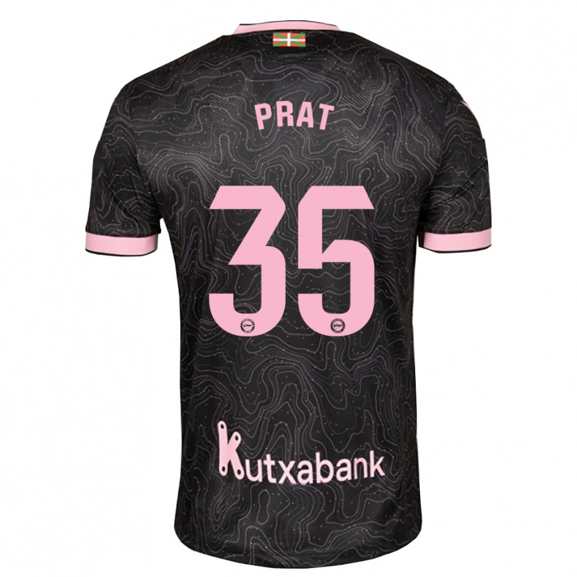 Danxen Damen Jaric Prat #35 Schwarz Pink Auswärtstrikot Trikot 2026/27 T-Shirt