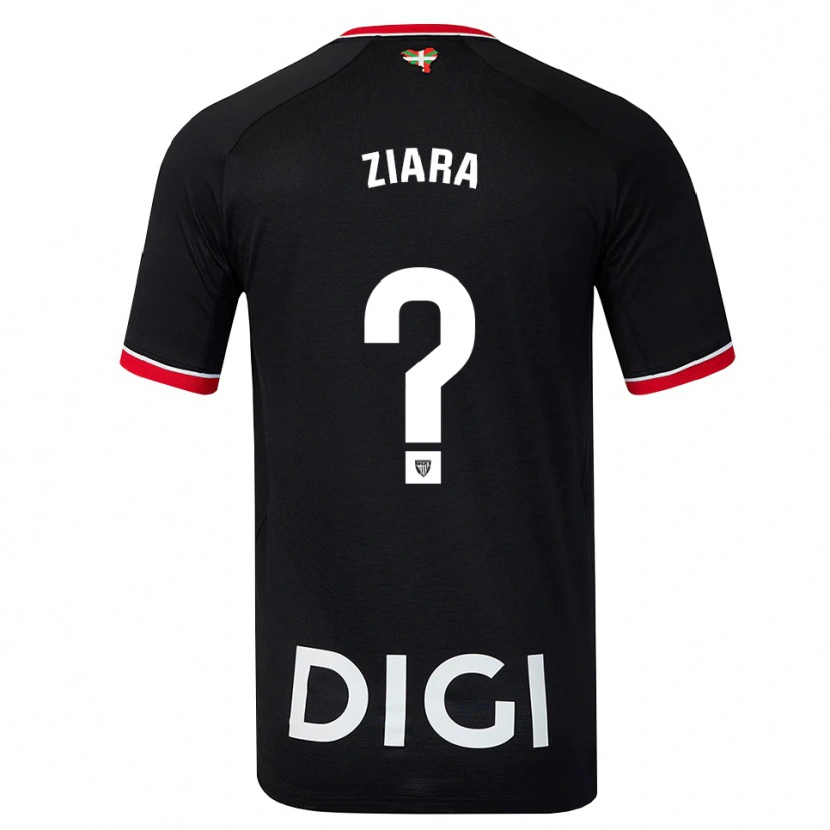 Danxen Damen Ziara Vega Uribarri #0 Schwarz Weiß Rot Auswärtstrikot Trikot 2026/27 T-Shirt