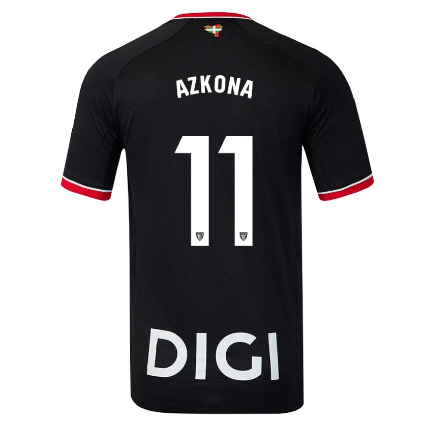 Danxen Damen Ane Azkona Fuente #11 Schwarz Weiß Rot Auswärtstrikot Trikot 2026/27 T-Shirt
