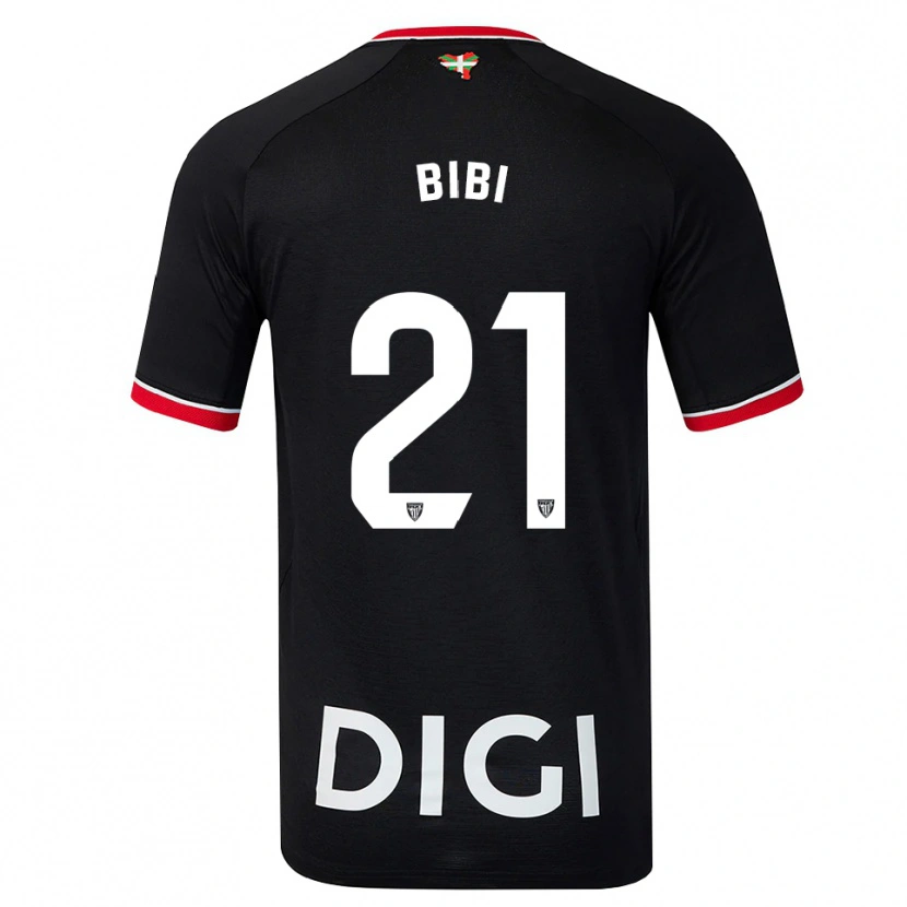 Danxen Damen Bibiane Schulze #21 Schwarz Weiß Rot Auswärtstrikot Trikot 2026/27 T-Shirt