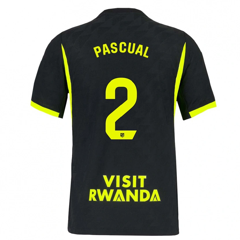 Danxen Damen Martin Pascual #2 Hellgrün Schwarz Auswärtstrikot Trikot 2026/27 T-Shirt
