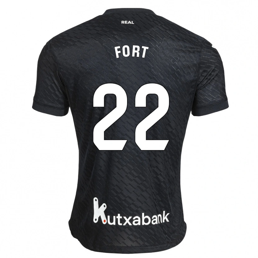 Danxen Damen Héctor Fort #22 Schwarz Weiß Auswärtstrikot Trikot 2026/27 T-Shirt