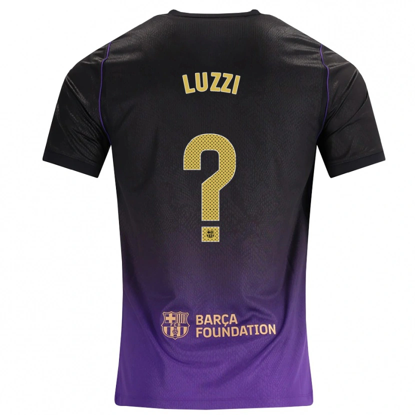Danxen Damen Fabian Luzzi #0 Lila Gelb Schwarz Auswärtstrikot Trikot 2026/27 T-Shirt