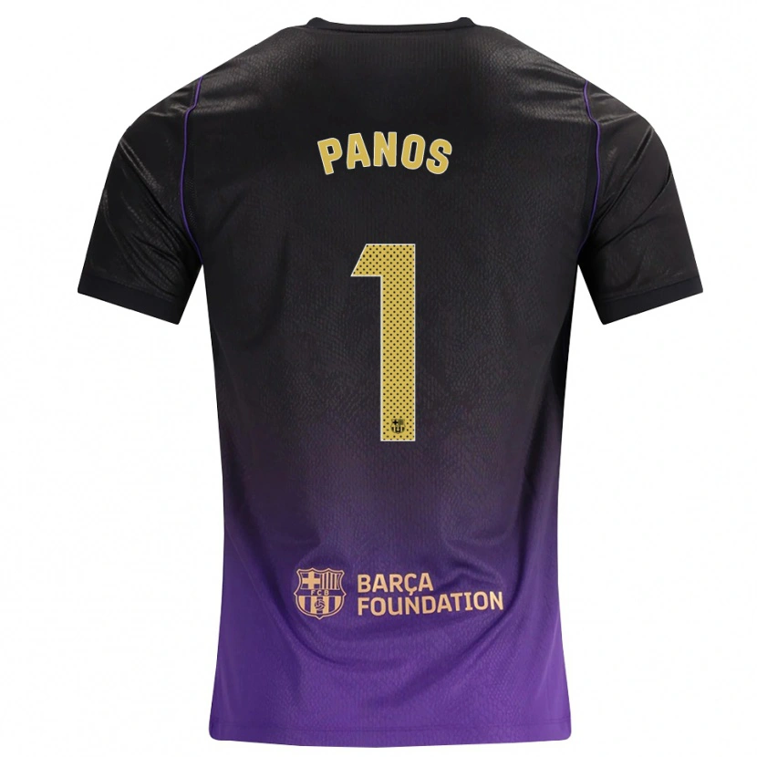 Danxen Damen Sandra Panos #1 Lila Gelb Schwarz Auswärtstrikot Trikot 2026/27 T-Shirt