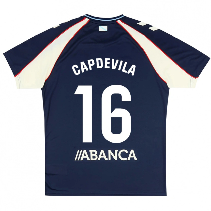 Danxen Damen Adrià Capdevila #16 Königsblau Rot Weiß Auswärtstrikot Trikot 2026/27 T-Shirt