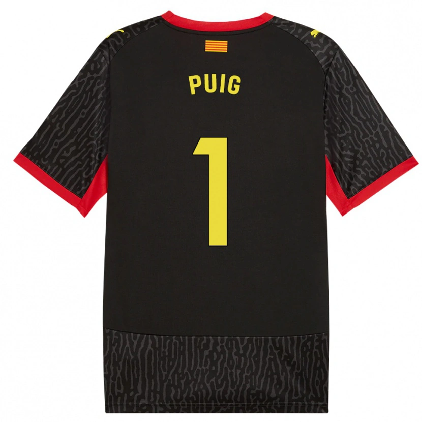 Danxen Damen Sergi Puig #1 Schwarz Gelb Rot Auswärtstrikot Trikot 2026/27 T-Shirt