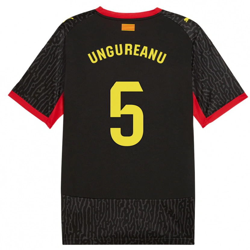Danxen Damen Bogdan Ungureanu #5 Schwarz Gelb Rot Auswärtstrikot Trikot 2026/27 T-Shirt