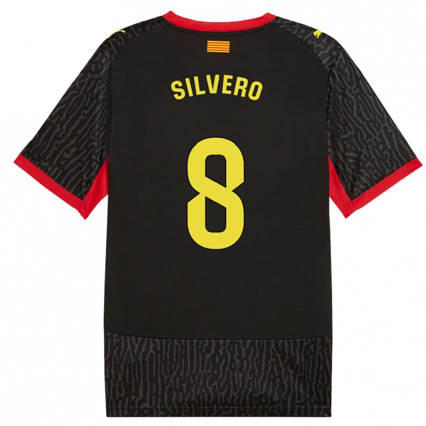 Danxen Damen Pol Silvero #8 Schwarz Gelb Rot Auswärtstrikot Trikot 2026/27 T-Shirt