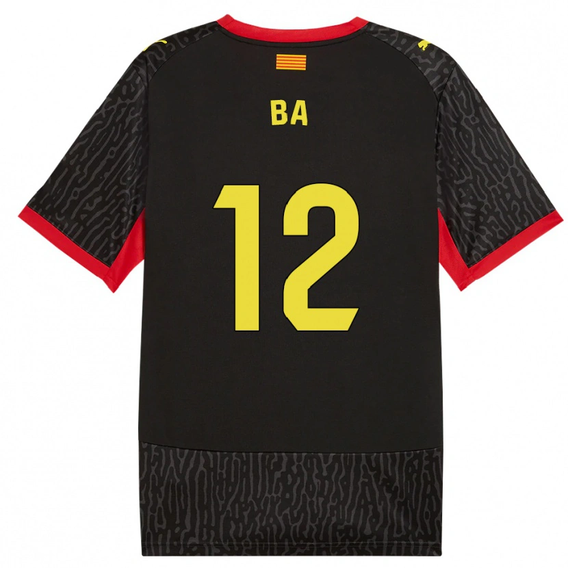 Danxen Damen Papa Ba #12 Schwarz Gelb Rot Auswärtstrikot Trikot 2026/27 T-Shirt