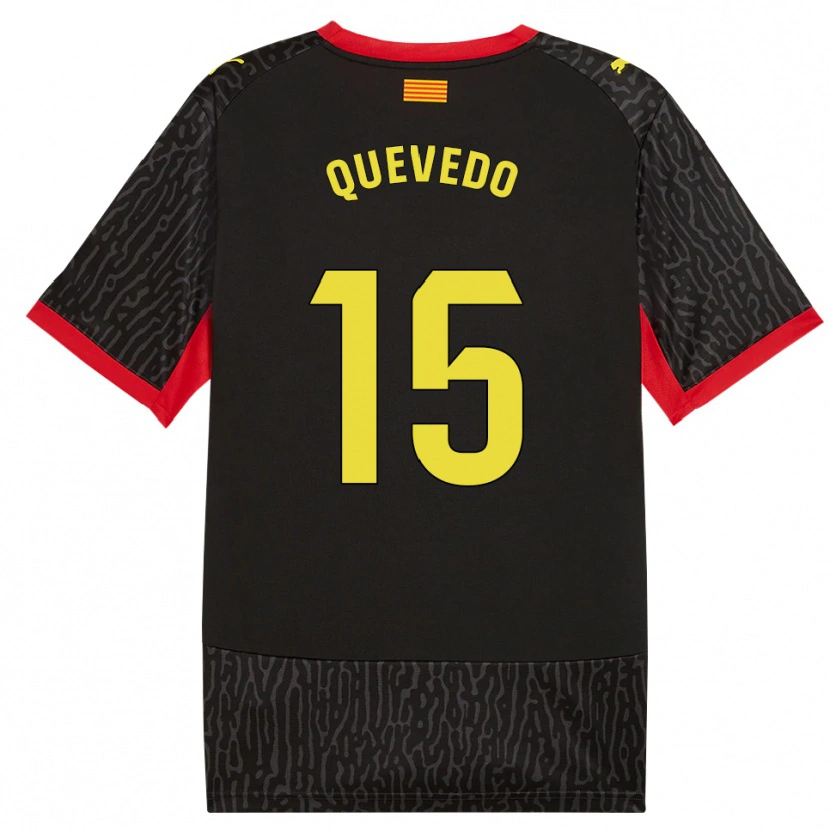 Danxen Damen Erik Quevedo #15 Schwarz Gelb Rot Auswärtstrikot Trikot 2026/27 T-Shirt