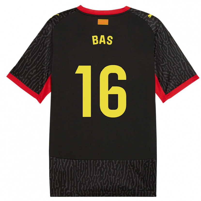 Danxen Damen Jordi Bas #16 Schwarz Gelb Rot Auswärtstrikot Trikot 2026/27 T-Shirt