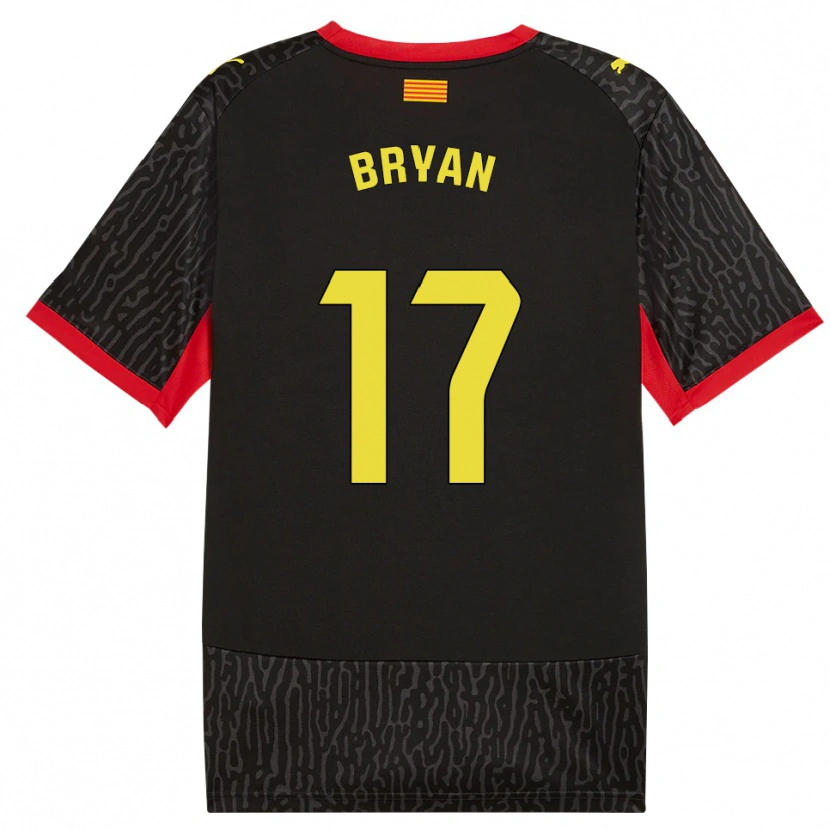Danxen Damen Bryan Gil #17 Schwarz Gelb Rot Auswärtstrikot Trikot 2026/27 T-Shirt