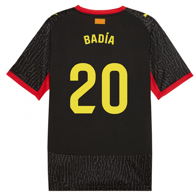 Danxen Damen Guillem Badia #20 Schwarz Gelb Rot Auswärtstrikot Trikot 2026/27 T-Shirt