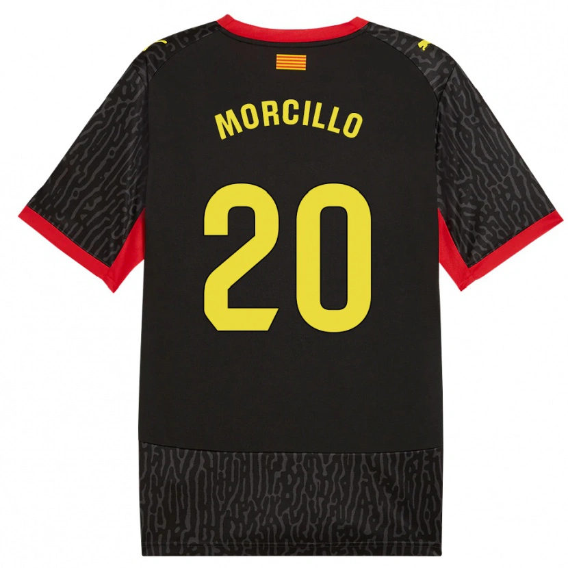 Danxen Damen Luis Morcillo #20 Schwarz Gelb Rot Auswärtstrikot Trikot 2026/27 T-Shirt