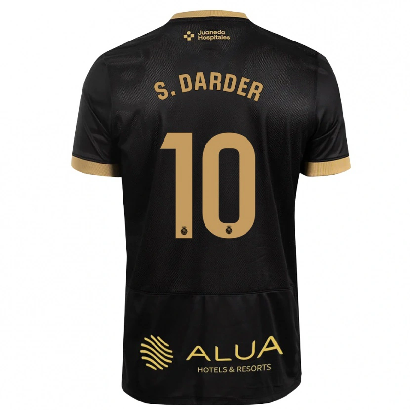 Danxen Damen Sergi Darder #10 Schwarz Sandbraun Burly Wood Auswärtstrikot Trikot 2026/27 T-Shirt