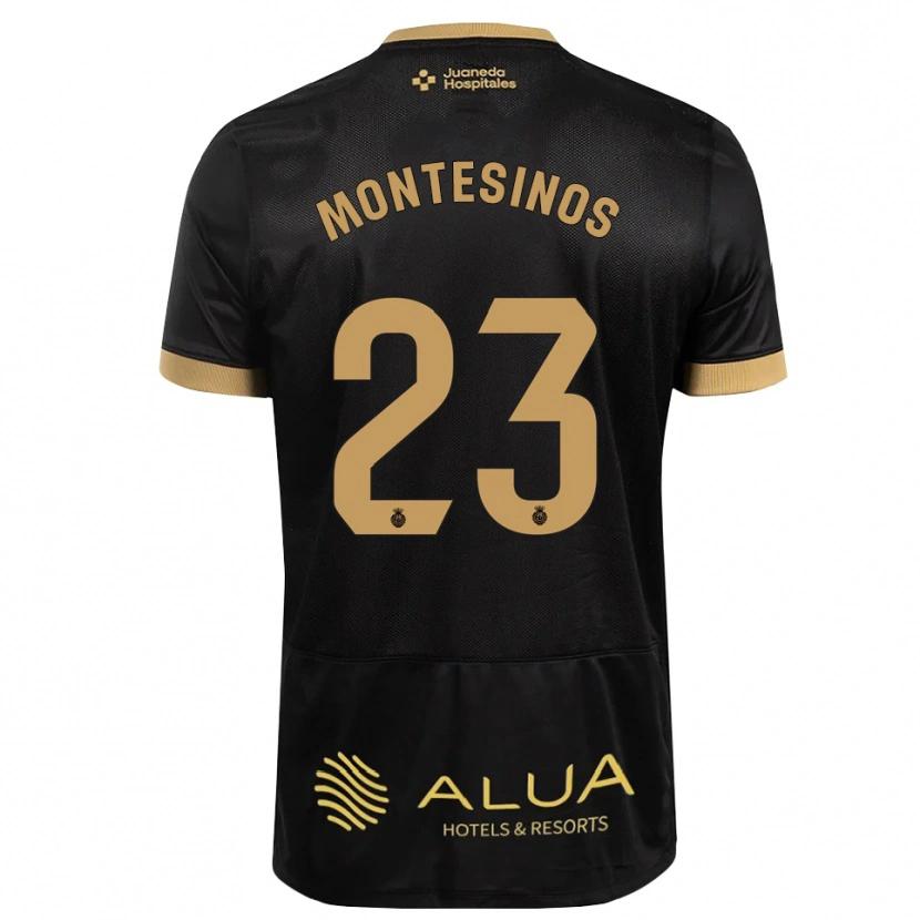 Danxen Damen Pol Montesinos #23 Schwarz Sandbraun Burly Wood Auswärtstrikot Trikot 2026/27 T-Shirt
