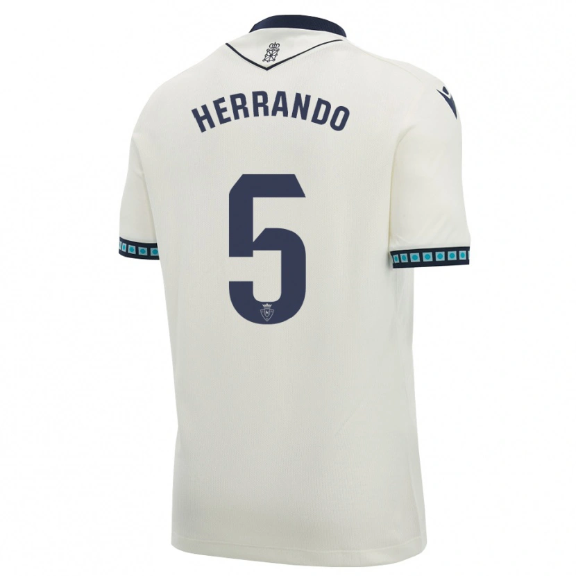 Danxen Damen Jorge Herrando #5 Weiß Schwarz Hellblau Auswärtstrikot Trikot 2026/27 T-Shirt
