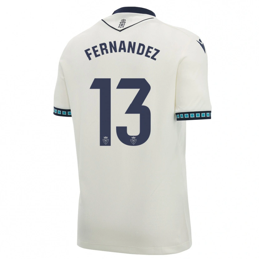 Danxen Damen Aitor Fernández #13 Weiß Schwarz Hellblau Auswärtstrikot Trikot 2026/27 T-Shirt