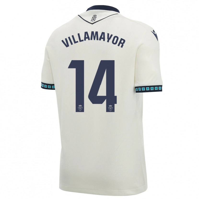 Danxen Damen Yoel Villamayor #14 Weiß Schwarz Hellblau Auswärtstrikot Trikot 2026/27 T-Shirt