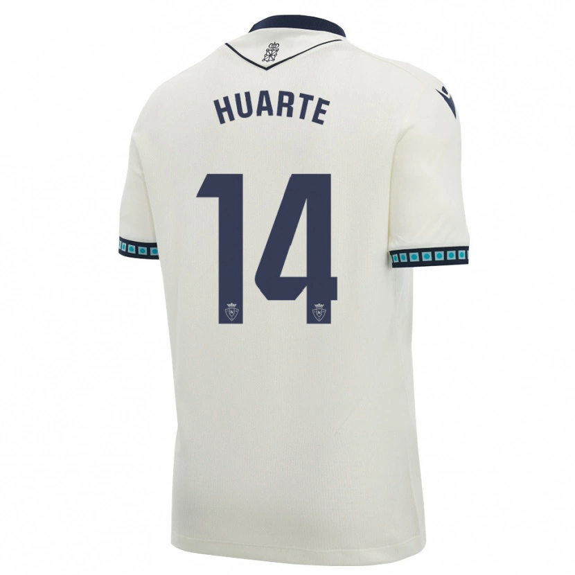 Danxen Damen Xabi Huarte #14 Weiß Schwarz Hellblau Auswärtstrikot Trikot 2026/27 T-Shirt