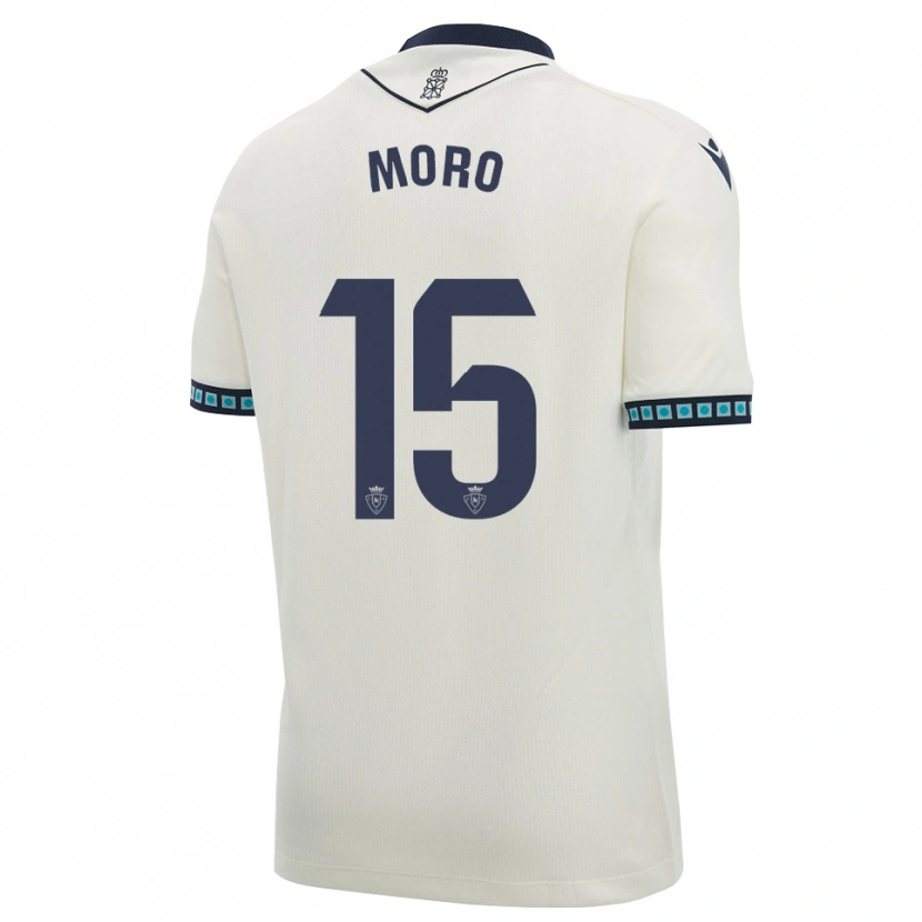 Danxen Damen Raúl Moro #15 Weiß Schwarz Hellblau Auswärtstrikot Trikot 2026/27 T-Shirt
