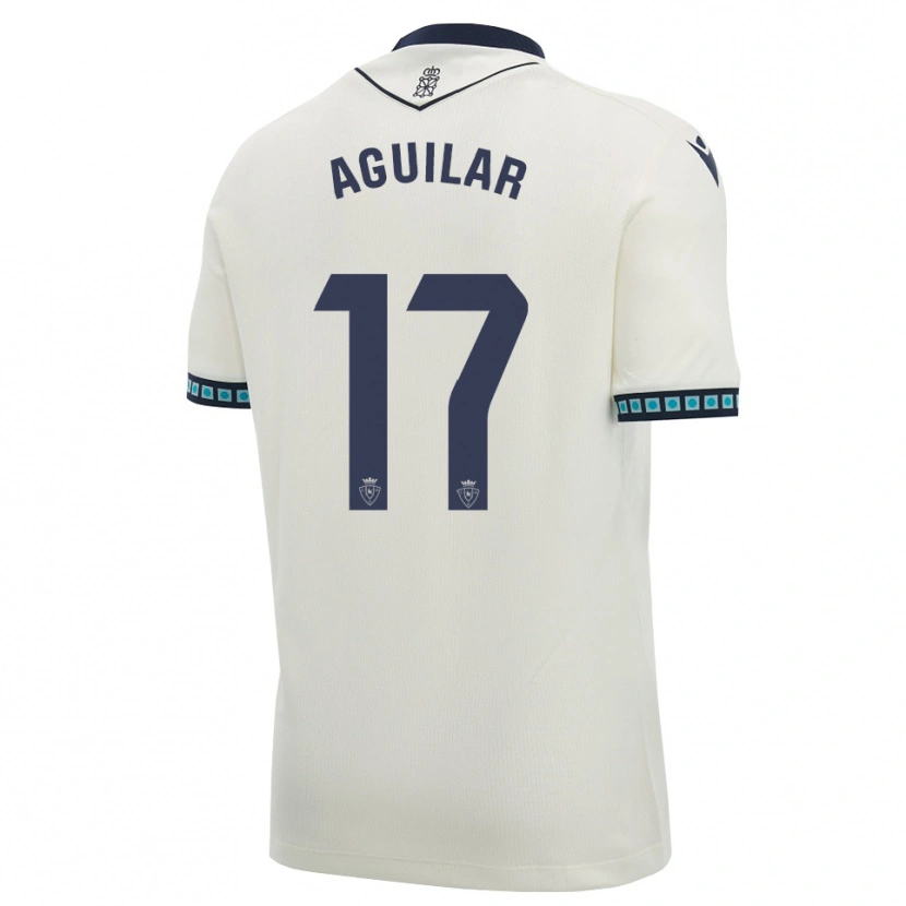 Danxen Damen Eneko Aguilar #17 Weiß Schwarz Hellblau Auswärtstrikot Trikot 2026/27 T-Shirt