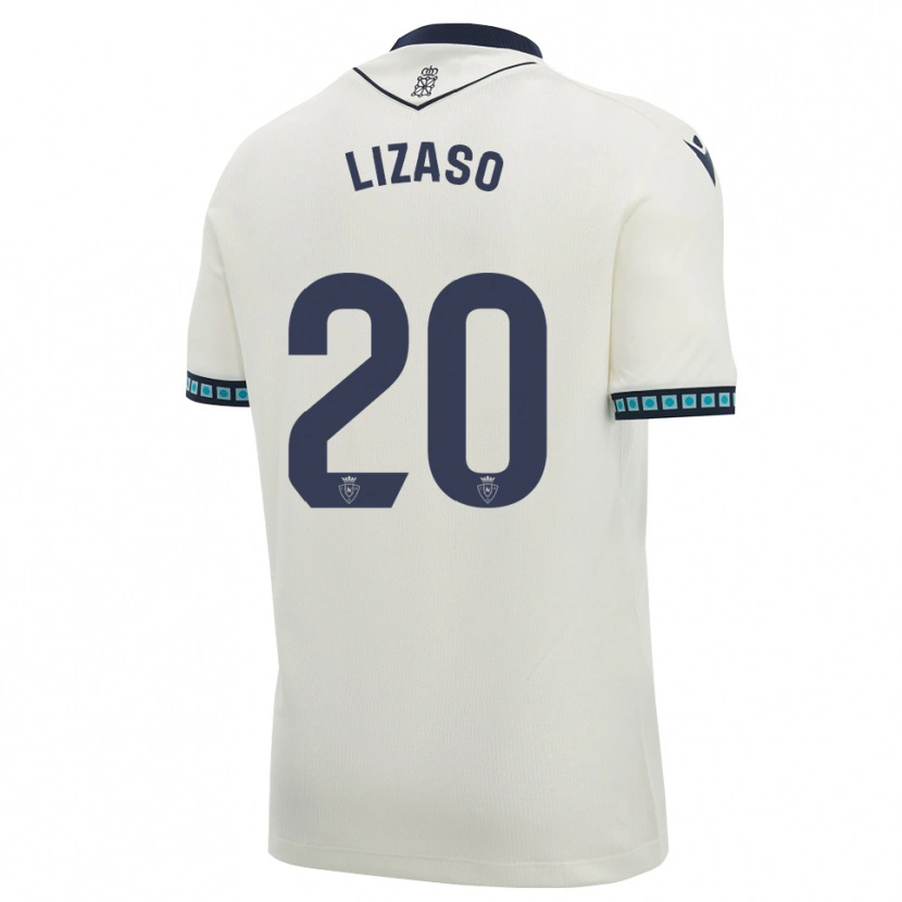 Danxen Damen Iker Lizaso #20 Weiß Schwarz Hellblau Auswärtstrikot Trikot 2026/27 T-Shirt