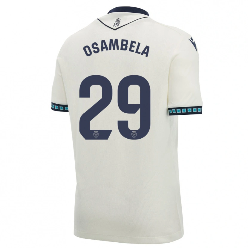 Danxen Damen Asier Osambela #29 Weiß Schwarz Hellblau Auswärtstrikot Trikot 2026/27 T-Shirt