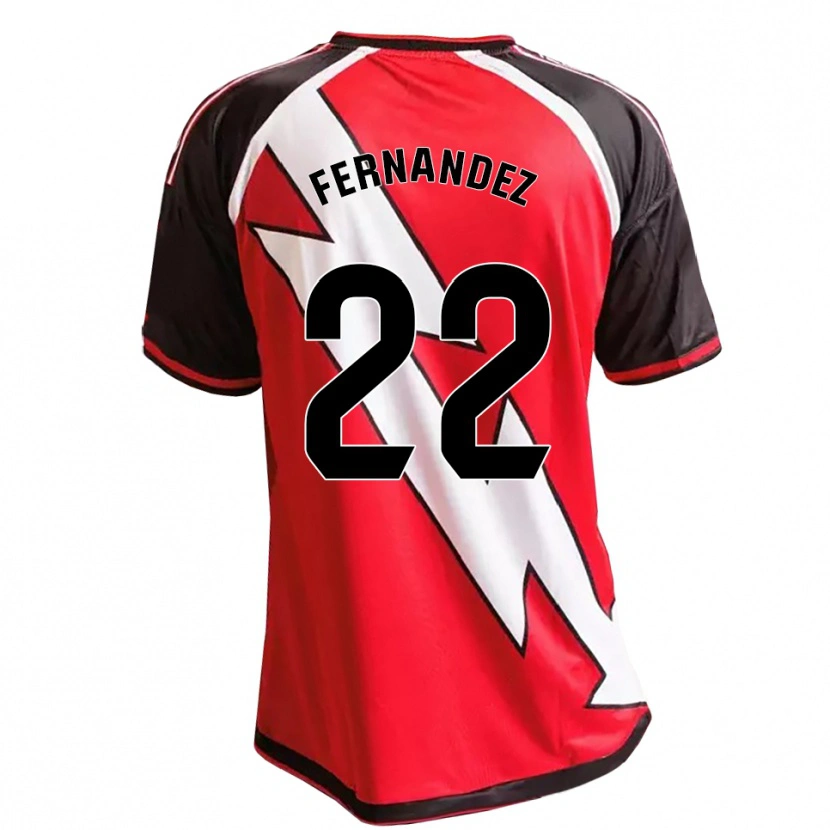Danxen Damen Pelayo Fernández #22 Rot Schwarz Weiß Auswärtstrikot Trikot 2026/27 T-Shirt