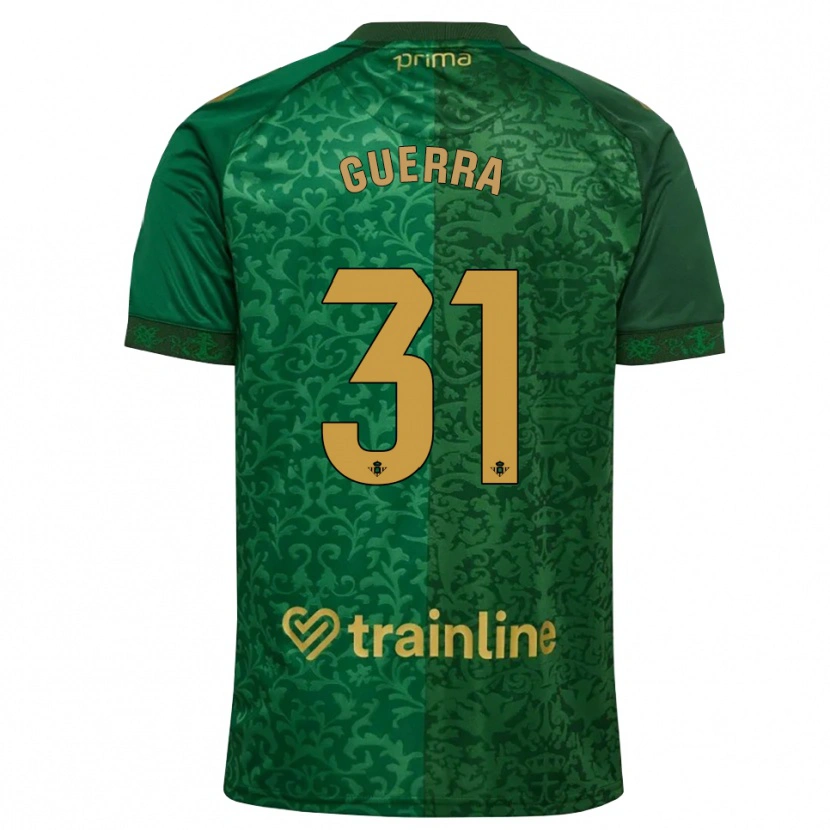 Danxen Damen Ana Guerra Morcillo #31 Waldgrün Dunkelgoldrute Auswärtstrikot Trikot 2026/27 T-Shirt