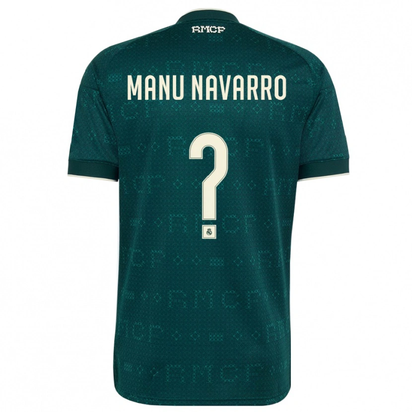 Danxen Damen Manu Navarro #0 Dunkelgrauweiß Auswärtstrikot Trikot 2026/27 T-Shirt