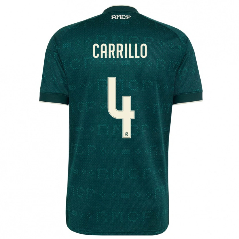 Danxen Damen Alvaro Carrillo #4 Dunkelgrauweiß Auswärtstrikot Trikot 2026/27 T-Shirt