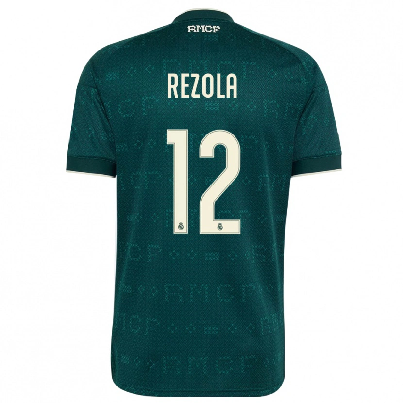 Danxen Damen Manex Rezola #12 Dunkelgrauweiß Auswärtstrikot Trikot 2026/27 T-Shirt