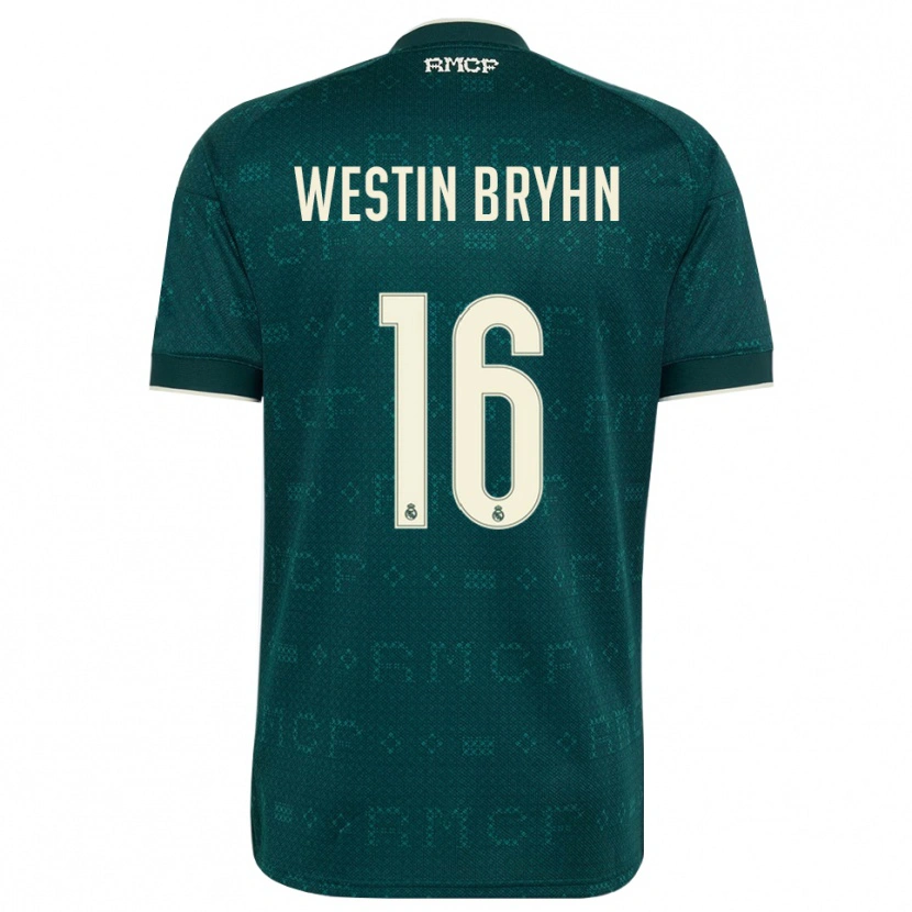Danxen Damen Leon Westin Bryhn #16 Dunkelgrauweiß Auswärtstrikot Trikot 2026/27 T-Shirt
