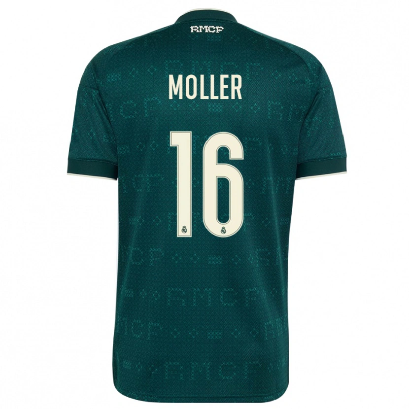 Danxen Damen Caroline Moller #16 Dunkelgrauweiß Auswärtstrikot Trikot 2026/27 T-Shirt