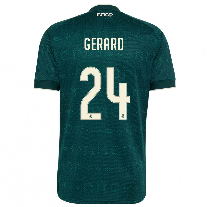 Danxen Damen Meline Gerard #24 Dunkelgrauweiß Auswärtstrikot Trikot 2026/27 T-Shirt