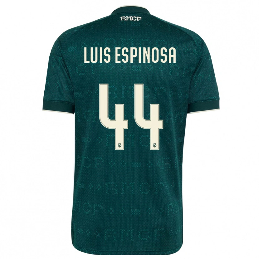 Danxen Damen José Luis Espinosa #44 Dunkelgrauweiß Auswärtstrikot Trikot 2026/27 T-Shirt