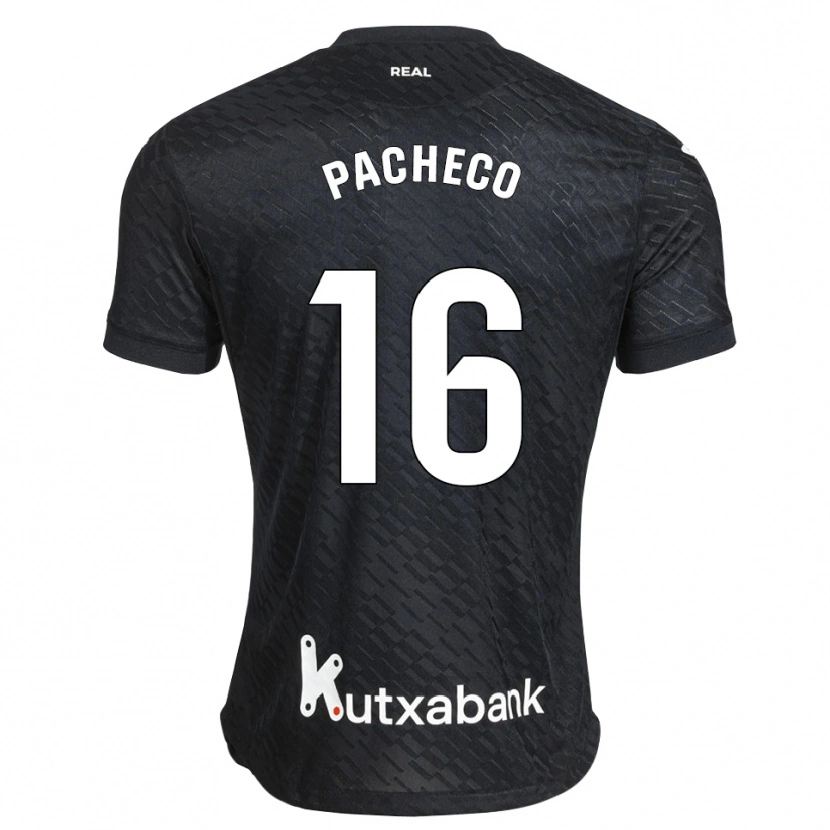 Danxen Damen Jon Pacheco #16 Schwarz Weiß Auswärtstrikot Trikot 2026/27 T-Shirt