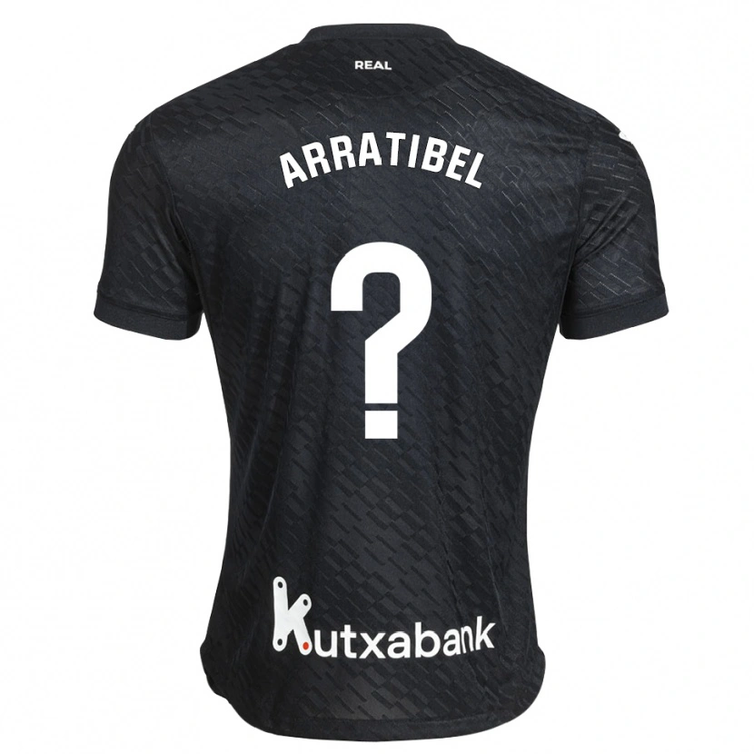Danxen Damen Beñat Arratibel #0 Schwarz Weiß Auswärtstrikot Trikot 2026/27 T-Shirt