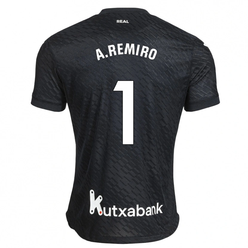 Danxen Damen Álex Remiro #1 Schwarz Weiß Auswärtstrikot Trikot 2026/27 T-Shirt
