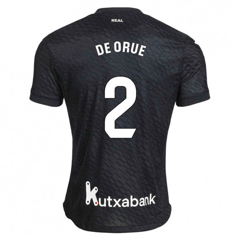 Danxen Damen Jon De Orue #2 Schwarz Weiß Auswärtstrikot Trikot 2026/27 T-Shirt