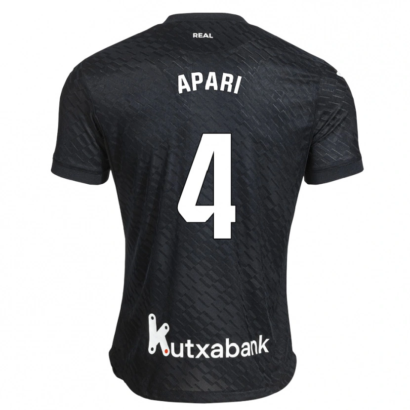 Danxen Damen Nahia Aparicio Jaular #4 Schwarz Weiß Auswärtstrikot Trikot 2026/27 T-Shirt