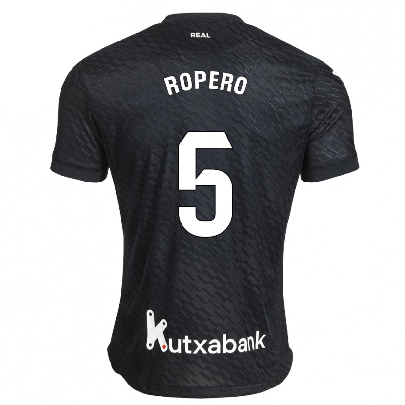 Danxen Damen Iker Ropero #5 Schwarz Weiß Auswärtstrikot Trikot 2026/27 T-Shirt