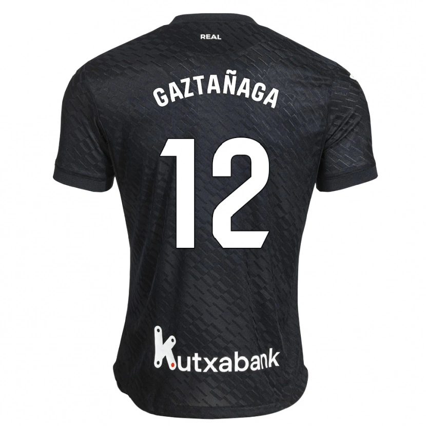 Danxen Damen Julen Gaztañaga #12 Schwarz Weiß Auswärtstrikot Trikot 2026/27 T-Shirt