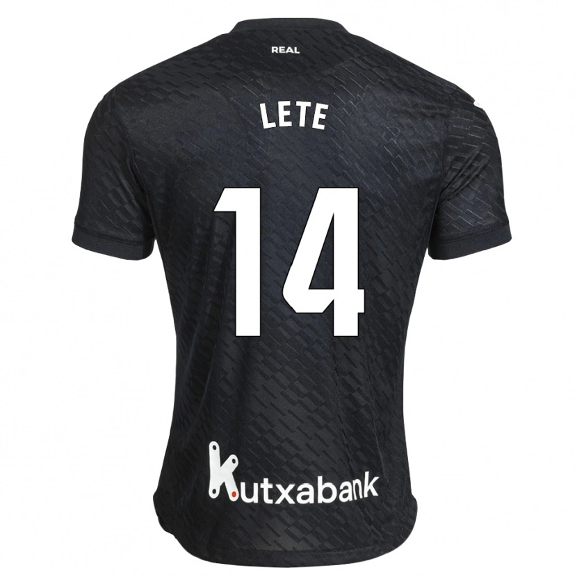 Danxen Damen Eñaut Lete #14 Schwarz Weiß Auswärtstrikot Trikot 2026/27 T-Shirt