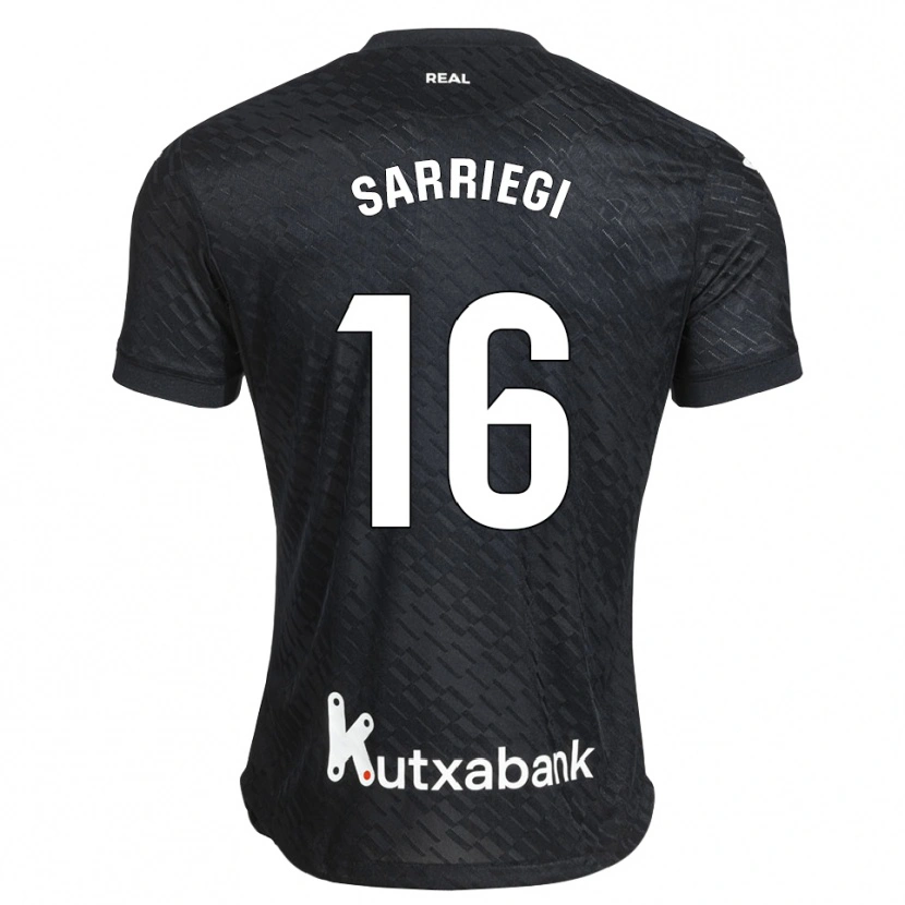 Danxen Damen Nora Sarriegi #16 Schwarz Weiß Auswärtstrikot Trikot 2026/27 T-Shirt
