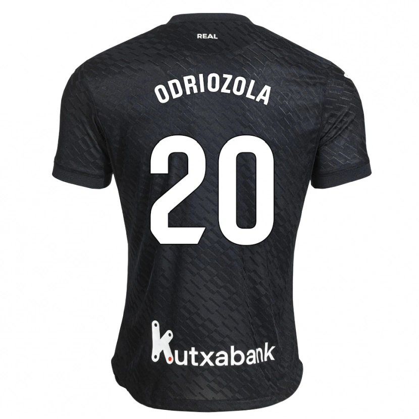 Danxen Damen Álvaro Odriozola #20 Schwarz Weiß Auswärtstrikot Trikot 2026/27 T-Shirt